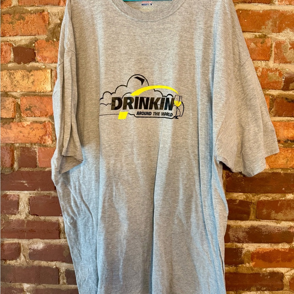 Gray Graphic T-Shirt Soarin’ Disney 4XLT